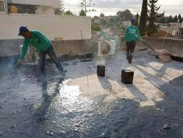 איטום גג באמצעות זפת חם - חברת "א.א זהר איטום גגות בע"מ"